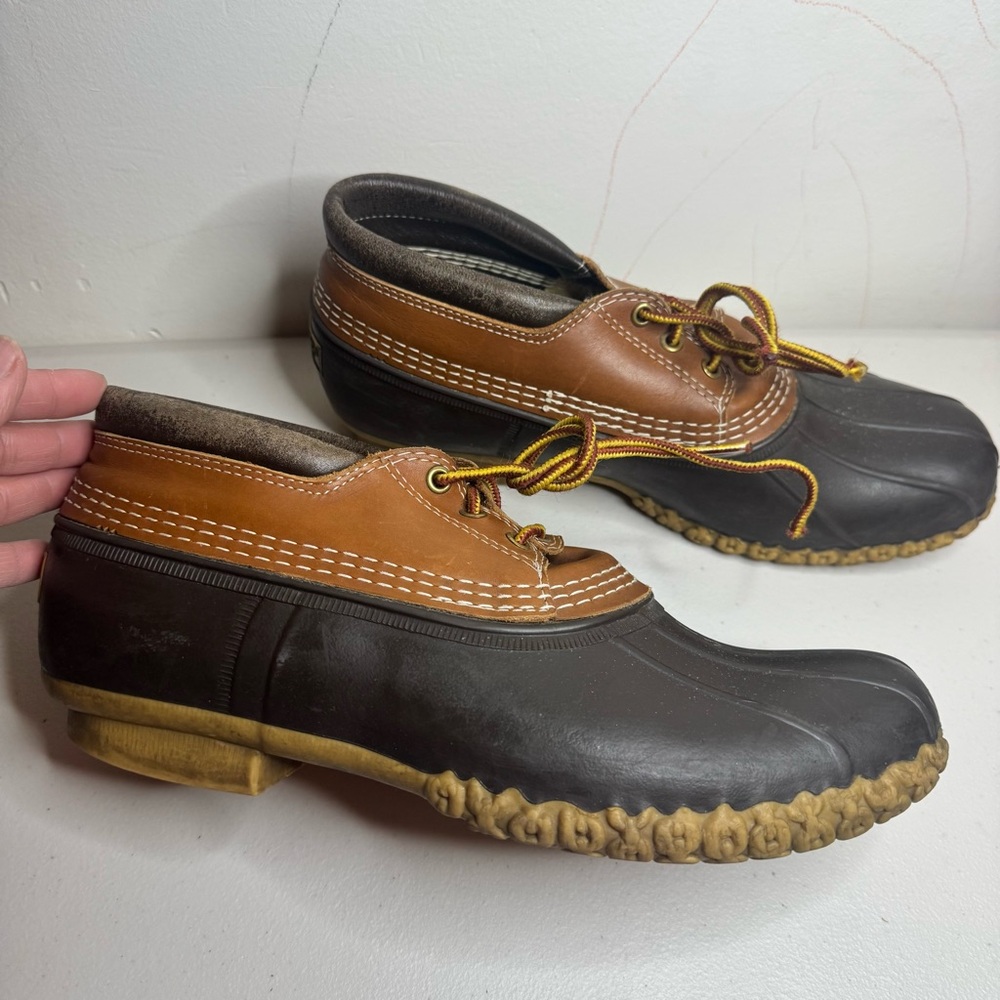 LL Bean Bean Boots Low Ankle Duck Boots 10 (lM)